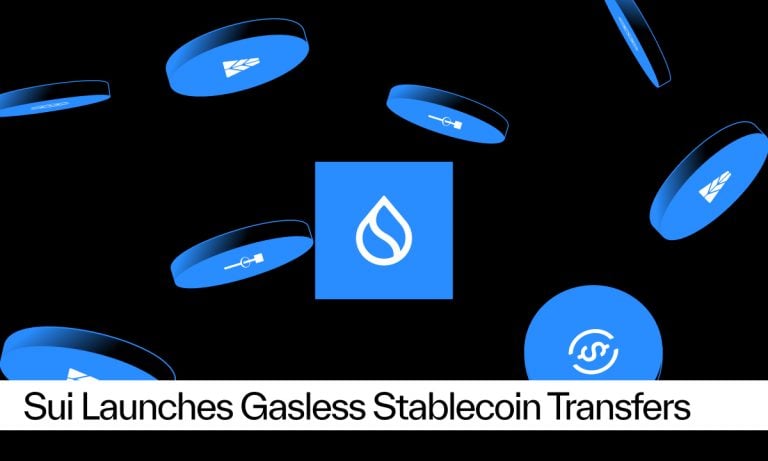 Sui launches gasless stablecoin transfers with support from Fireblocks