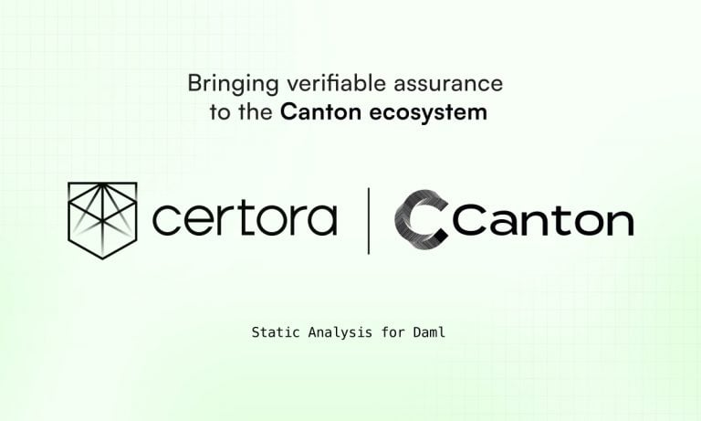 Certora wins Canton Foundation grant to enable trust in multi-party systems