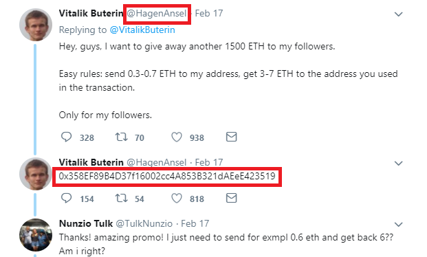 Vitalki Buterin is not trying to scam you