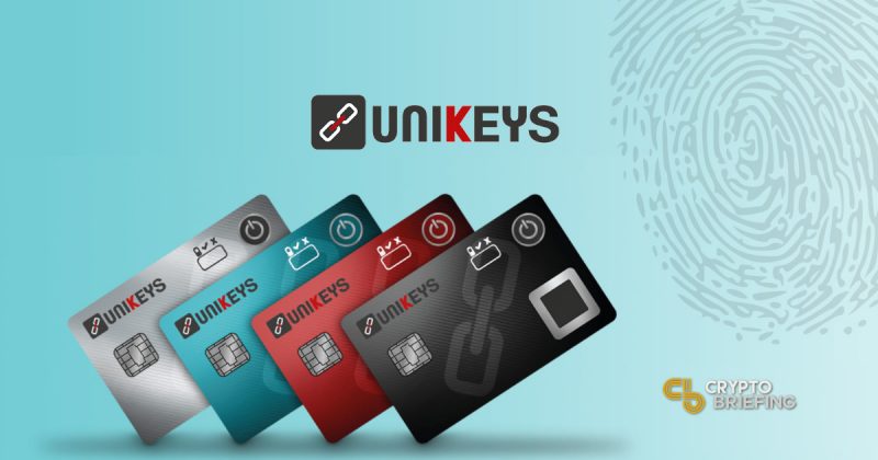 Unikeys Launches Biometric Crypto Card a cryptocurrency debit card for ultimate safety