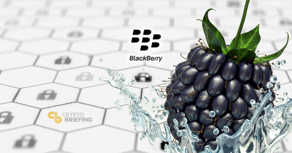 Is BlackBerry Back With a Bang on the Blockchain?