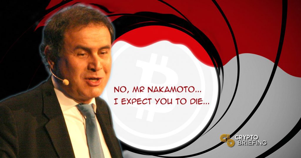 Nouriel Roubin IS Satoshi Nakamoto - PSYCH!