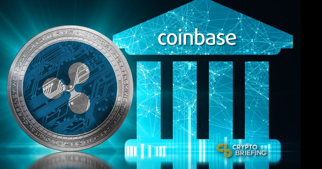 XRP Added To Coinbase Custody: But Is Ripple Logo A Subtle Message?