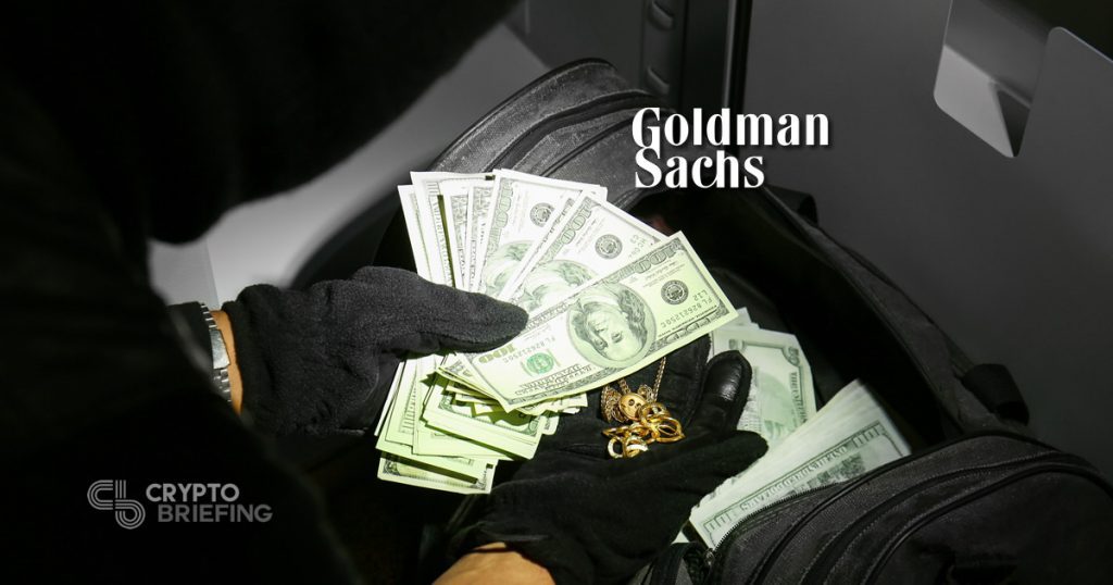 Stuff Like That Is Going To Happen: Goldman Sachs Chair On $6bn Theft