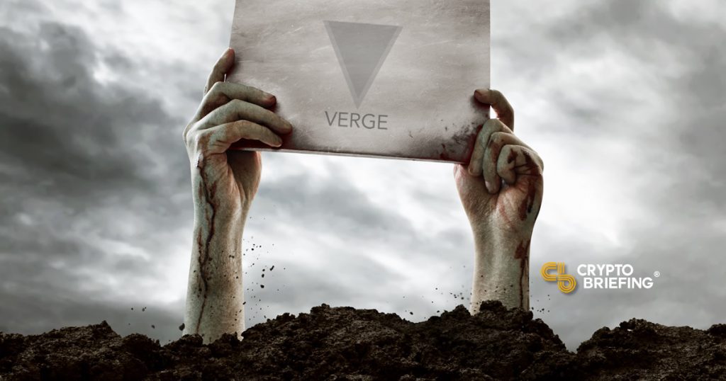 Verge Price Analysis XVG / USD: Back In The Coffin