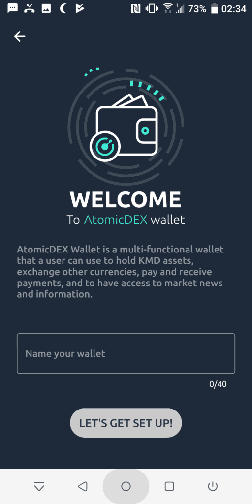 Welcome to AtomicDEX wallet