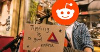 You can now tip in reddit and vimeo