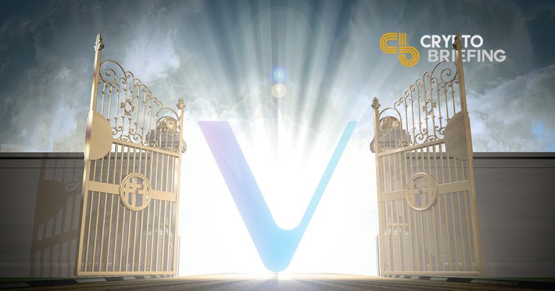 Vechain has launched FoodGates, rising 10 percent in price