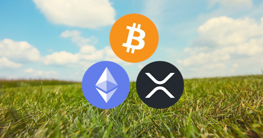Bitcoin, Ethereum, and XRP Back in the Green