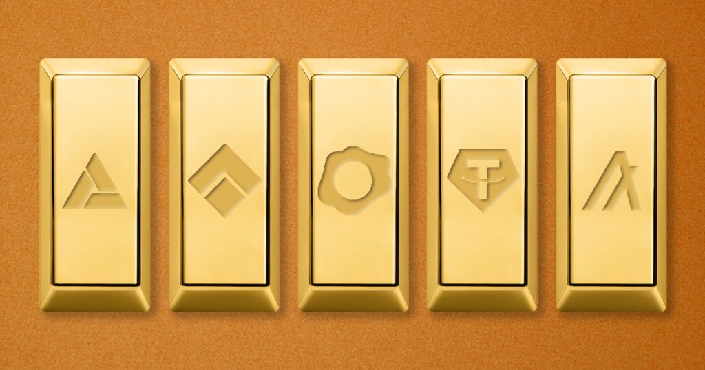 The Top 5 Gold-Backed Cryptocurrency Tokens