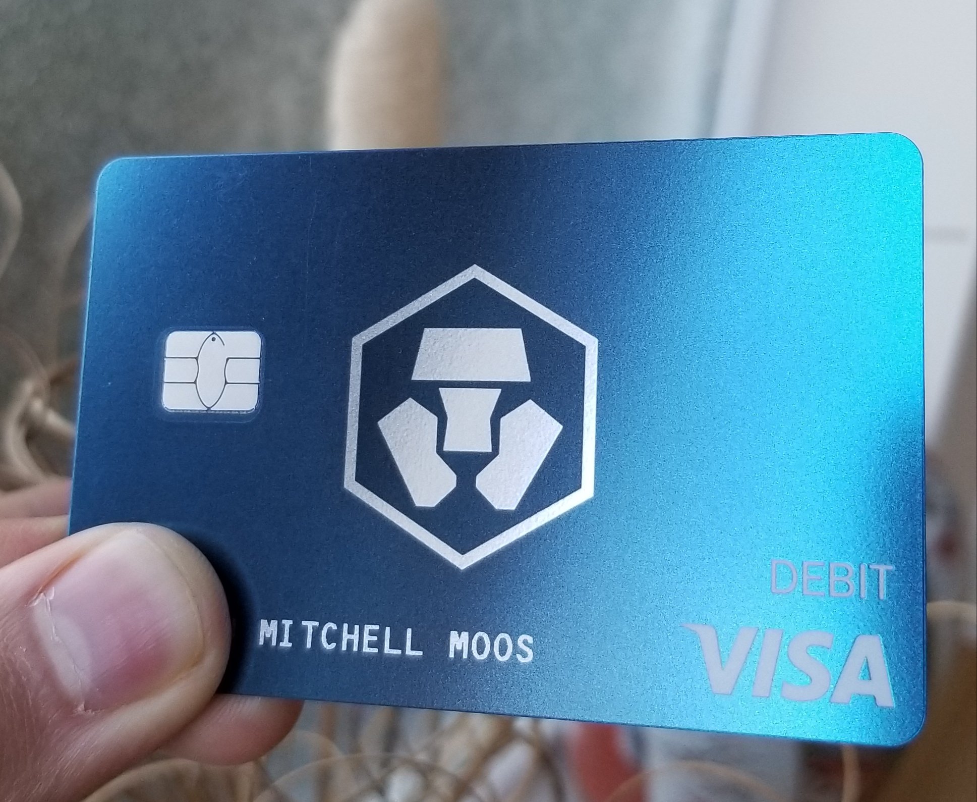 Crypto.com's Midnight Blue MCO Visa Card