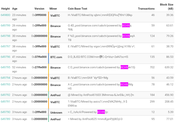 Bitcoin Cash Transactions