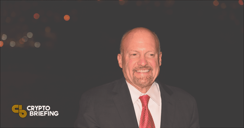 Mad Money's Jim Cramer Recommends 5% Portfolio Allocation to Bitcoin