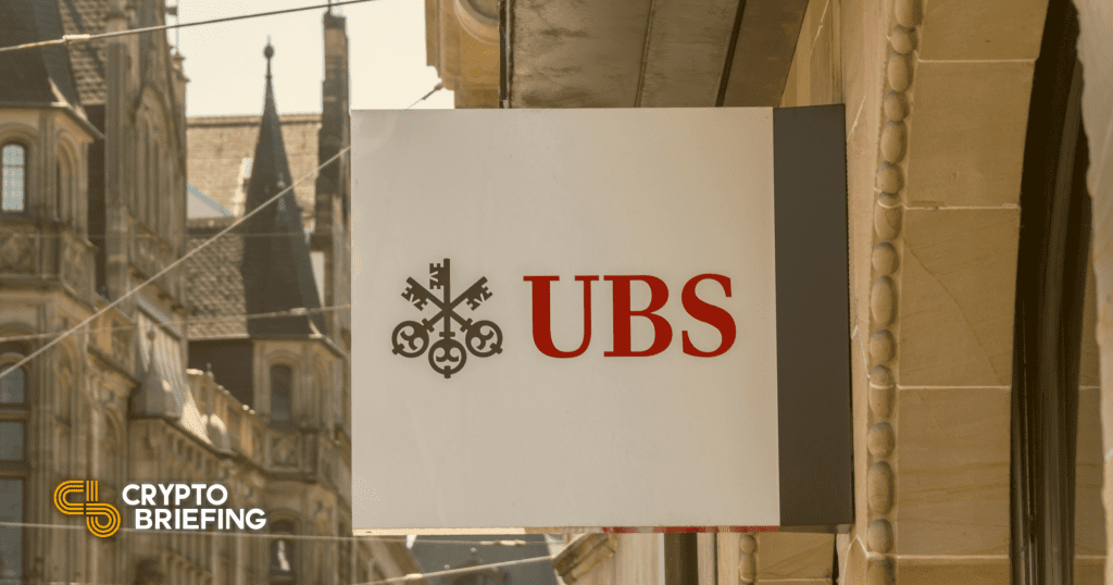 UBS Exploring Bitcoin Offerings for Wealthy Clients: Report