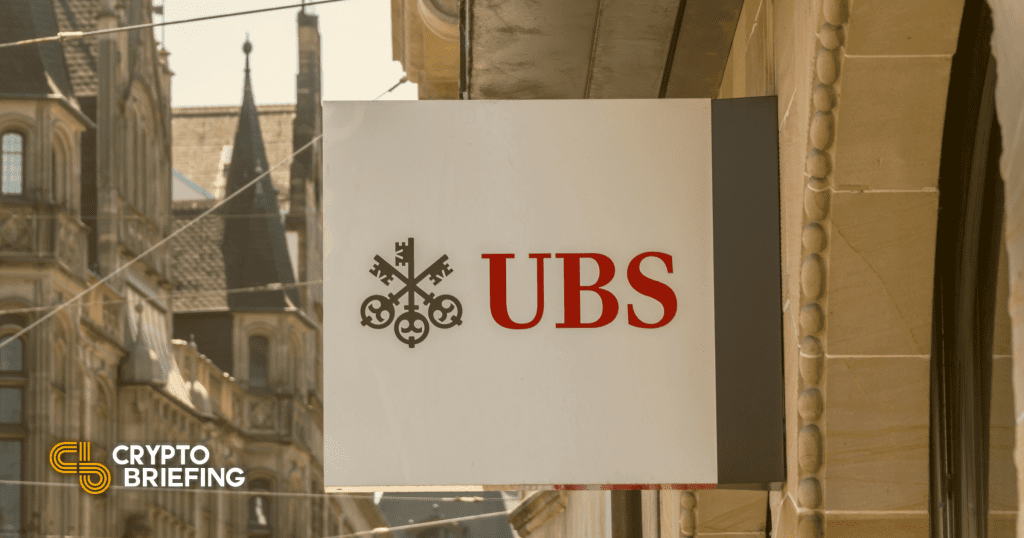 ubs bitcoin report