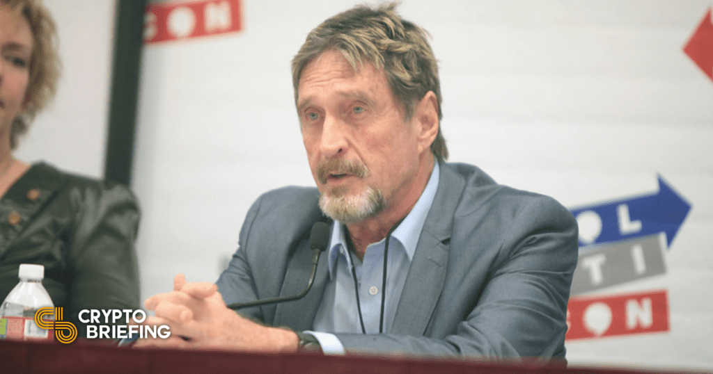 Did John McAfee Put a Dead Man's Switch on Ethereum?