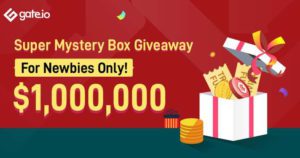 Gate.io Launches Mystery Box Giveaway for New Users with $1 Million in...