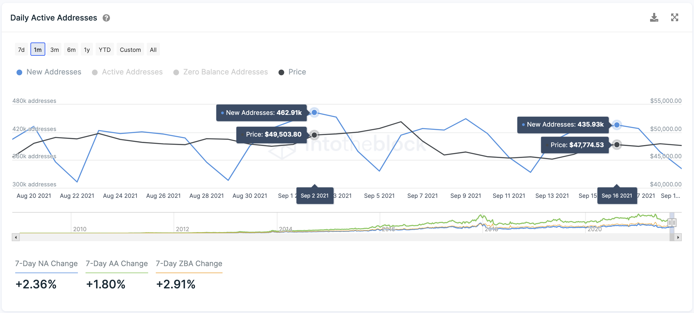 Bitcoin Network Activity