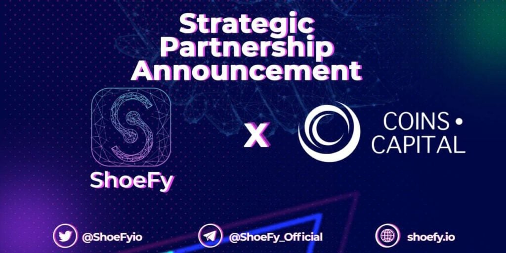ShoeFy Reshaping NFTs with Digital Sneakers; Announces Partnership with Coins Capital