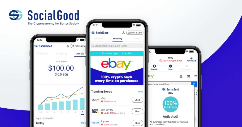 How SocialGood Is Offering 100% Crypto Cashback on Online Shopping