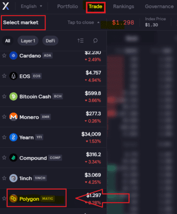 dydx trading