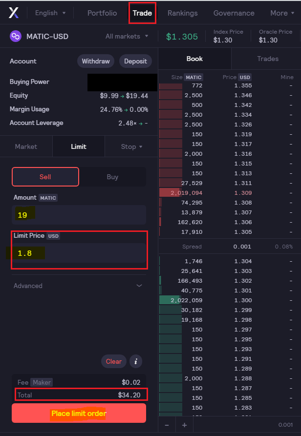 perpetual trading crypto