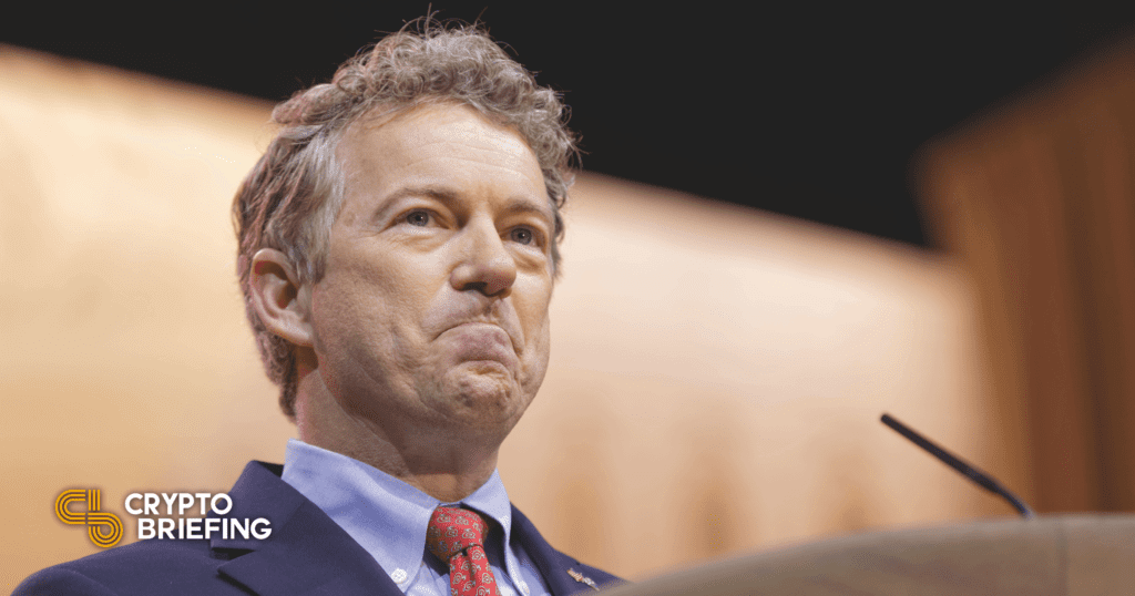 Rand Paul Considers Crypto a Possible Reserve Currency
