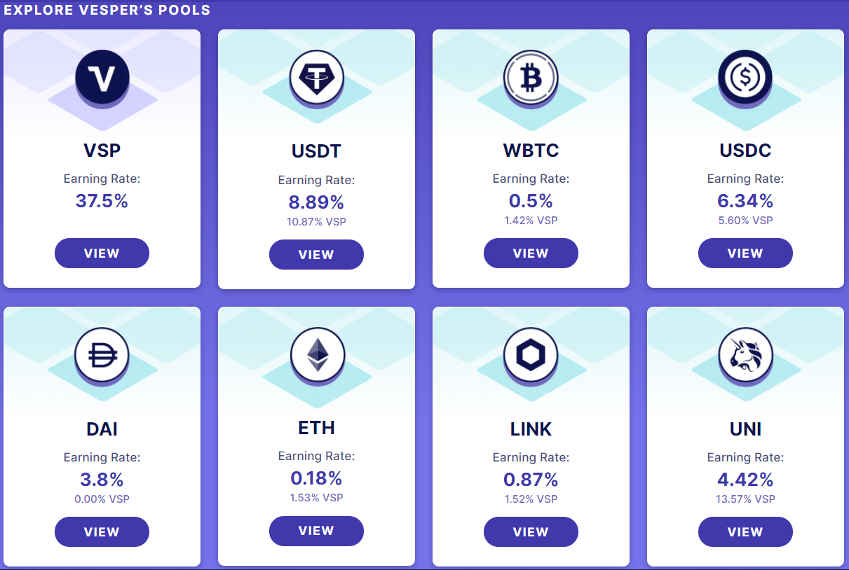 vesper crypto