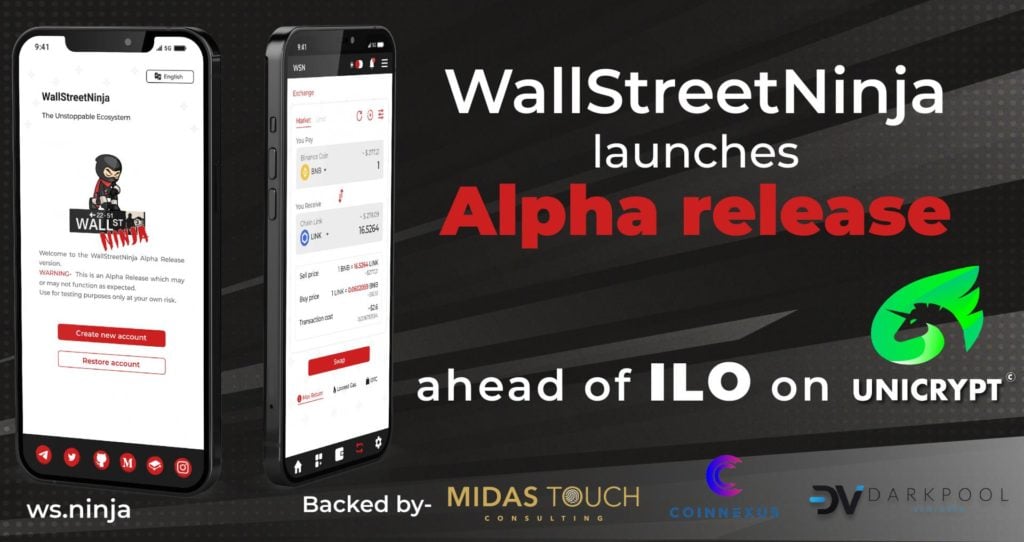 WallStreetNinja Launches Alpha Release Ahead of ILO