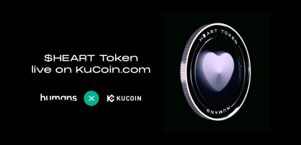 Humans.ai's $HEART Token Gets Listed on KuCoin and Tops $30 MM in Volume on the First Day of Trading