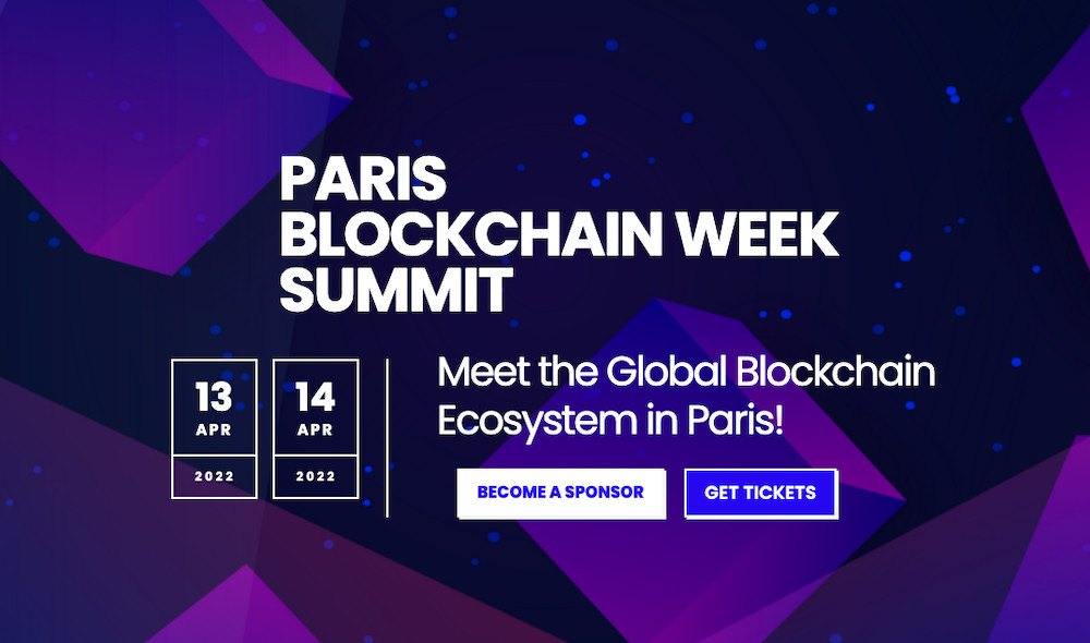 Paris Blockchain Week Summit (PBWS) Returns April 12-14th 2022