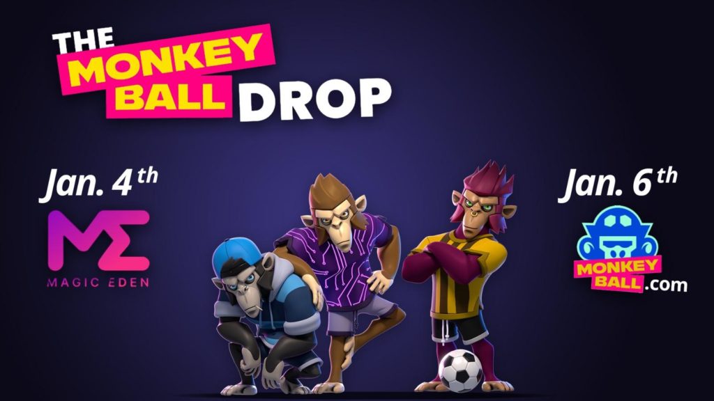 Play-to-earn Soccer Game MonkeyBall Launches $MBS Trading and Announces Upcoming NFT Drop
