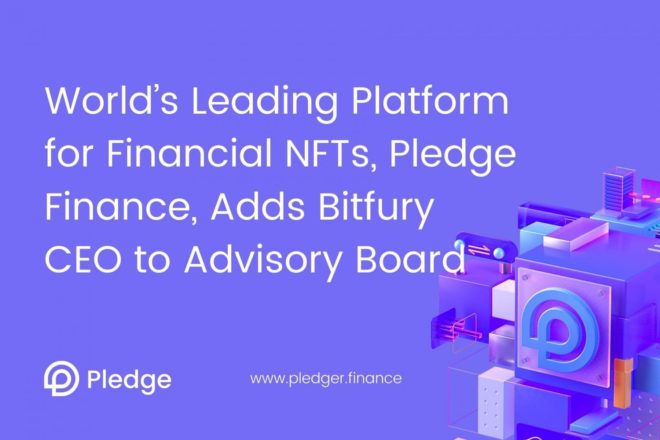 World’s Leading Platform for Financial NFTs, Pledge Finance, Adds Bitfury CEO to Advisory Board