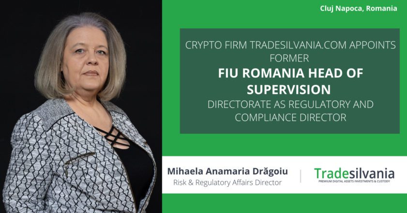 Tradesilvania.com appoints Mihaela Drăgoiu, as the new Risk &amp; Regulatory Affairs Director