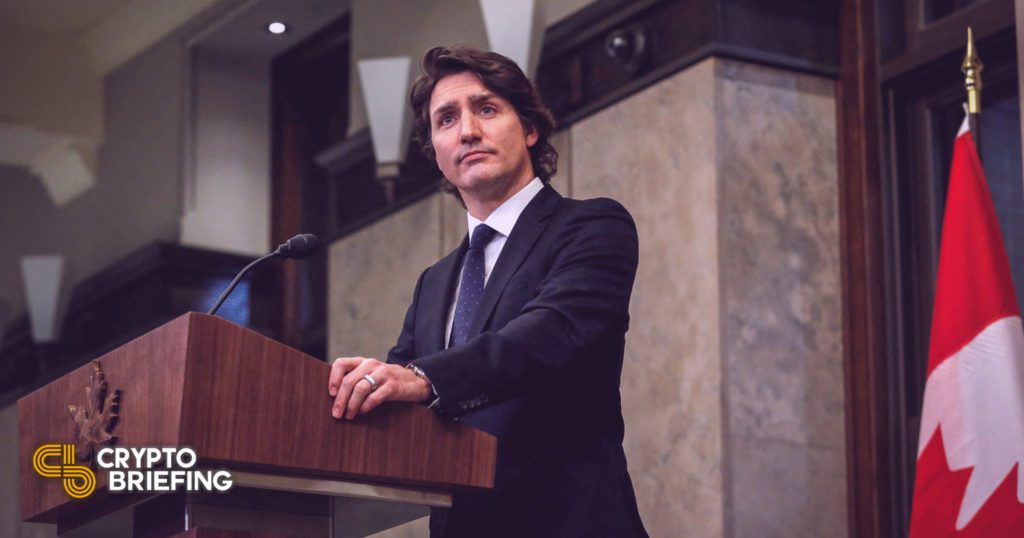 Trudeau Says He'll Freeze Bank Accounts; Crypto Fans Point to Bitcoin