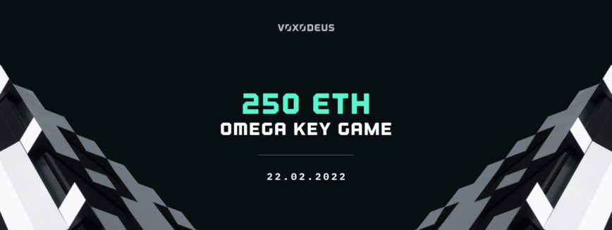 Voxodeus Launches 250ETH Omega Key Game: Likely the Largest Reward Pool in NFT History