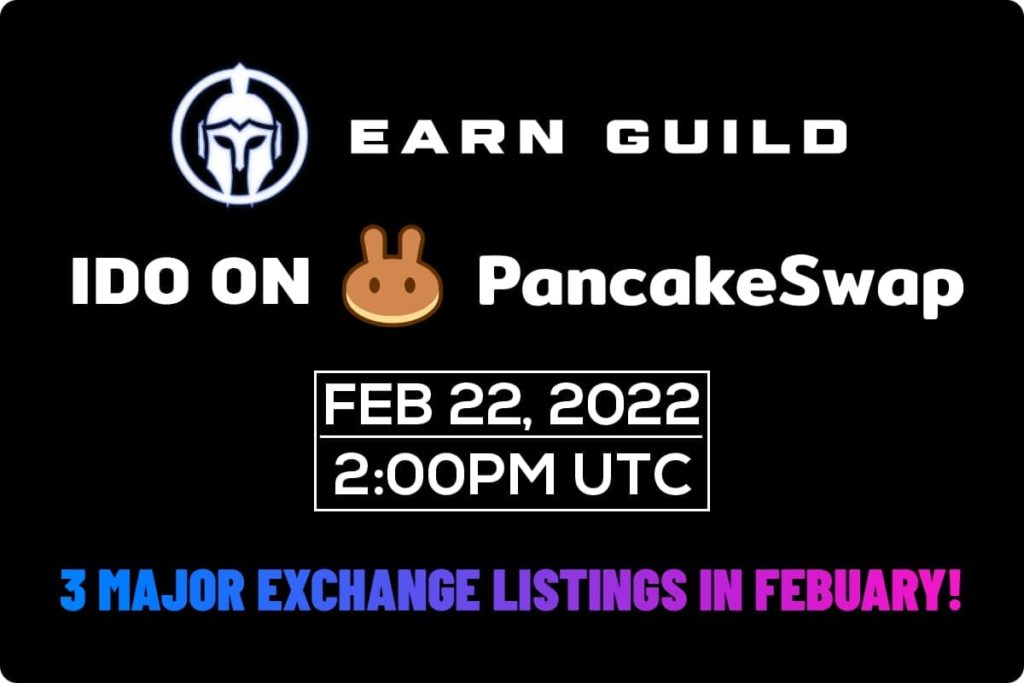 Earn Guild’s Public Sale Coming to PancakeSwap