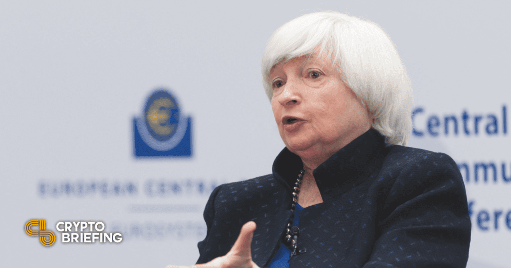 Yellen Acknowledges "Benefits From Crypto"