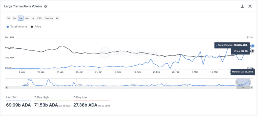 Cardano Network Activity Source: IntoTheBlock