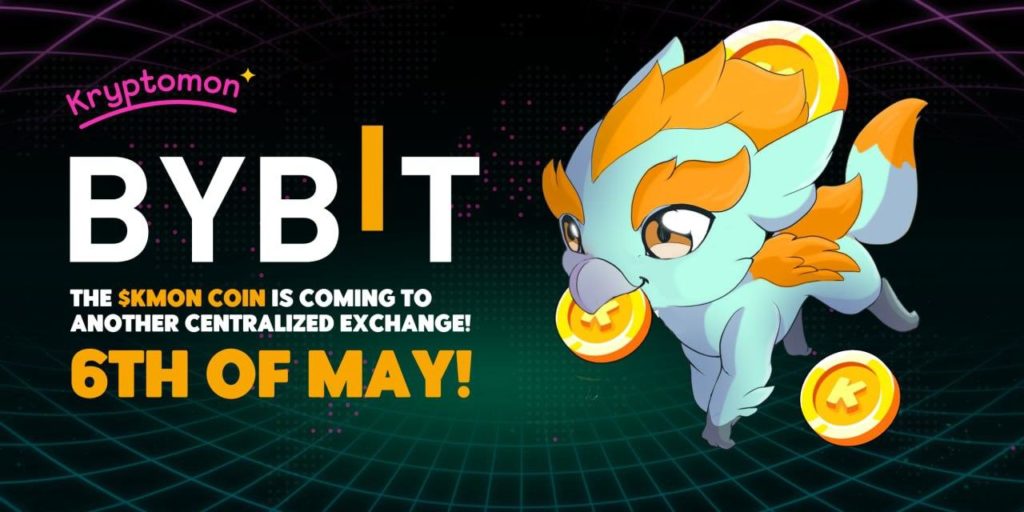 Kryptomon Lists Its KMON Token on Bybit Global Exchange on May 6th