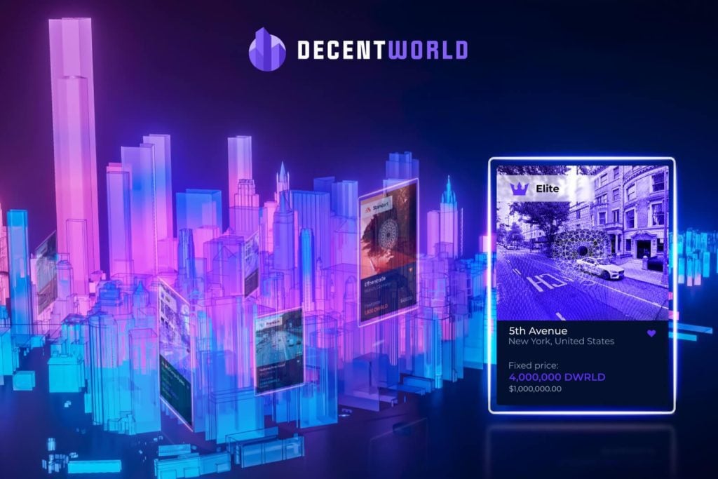 From 12M Street NFTs to 18.5M in Less Than 3 Months - DecentWorld Expands Its Metaverse