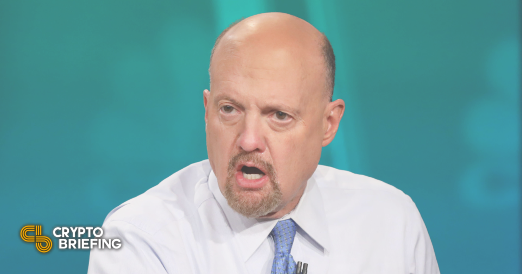 Months After Shilling $3,000 ETH, Cramer Says Crypto Has “No Real Value”