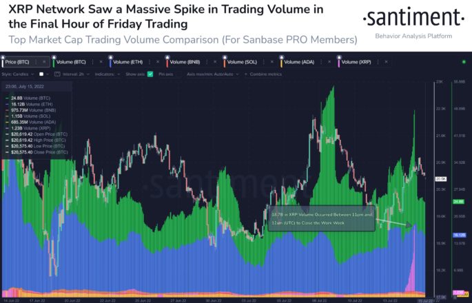 XRP on-chain activity