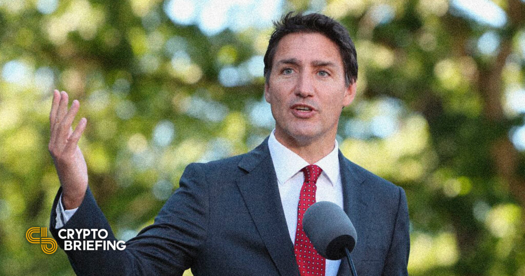 trudeau crypto