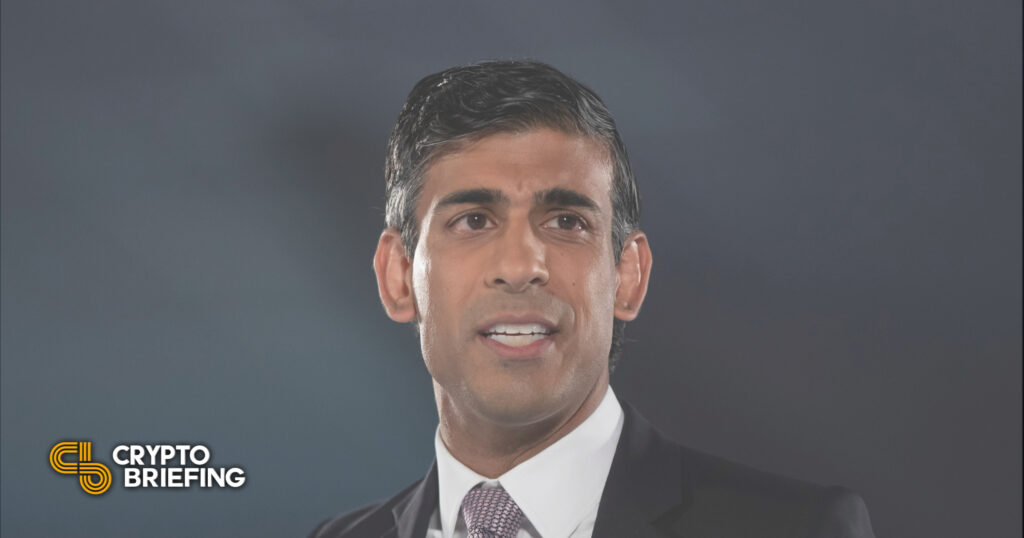 Rishi Sunak Is the U.K.'s New Prime Minister. Here’s What He Thinks of Crypto