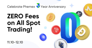 Phemex Celebrates 3rd Anniversary With Zero Spot Fee Trading