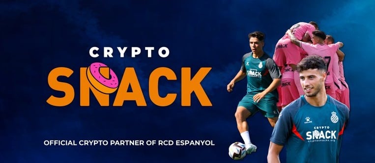 Crypto Snack Enables RCD Espanyol To Become the First Football Club To Integrate Crypto Payments