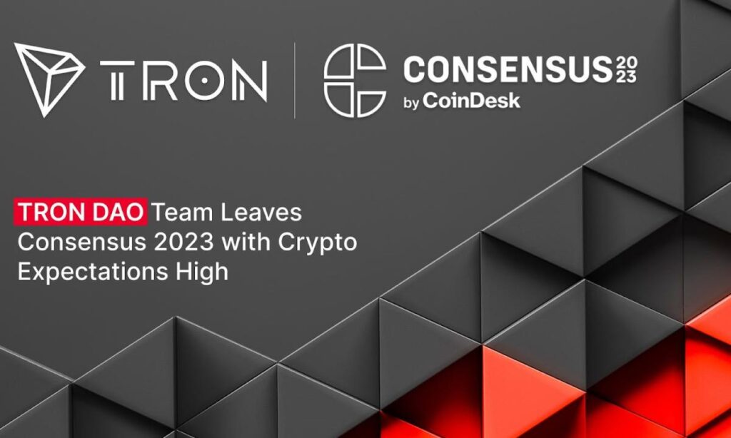 TRON DAO Team Leaves Consensus 2023 with Crypto Expectations High