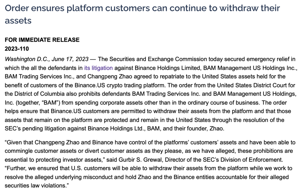 binance-s-request-to-modify-sec-s-language-denied-by-judge-crypto