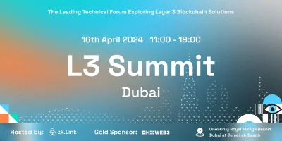 zkLink to host L3 Summit at TOKEN2049 Dubai